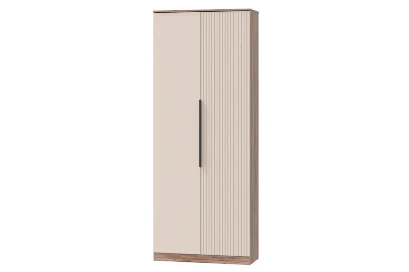 Шкаф для платья и белья Тоскана (Дуб табачный/Бисквит) в мебель-центре Озерцо