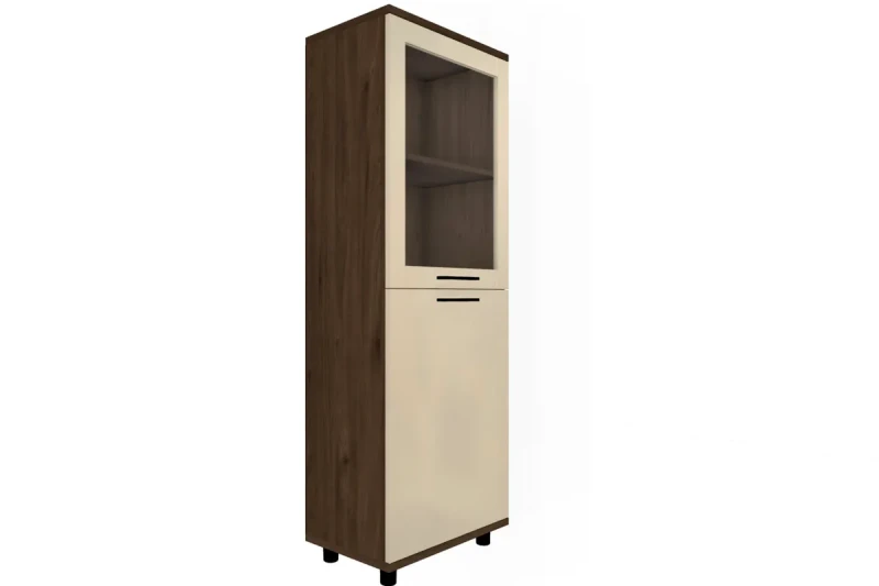 Шкаф многоцелевой ШК-5085-ГТ-КГ (Гикори Джексон Темный/Кашемир Глянцевый) в мебель-центре Озерцо