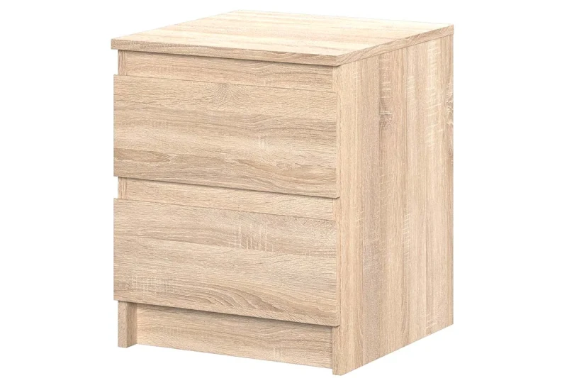 Комод Stern Т-1 (16 мм) 2 ящика Дуб Сонома (72674919) — Мебель-центр Озерцо