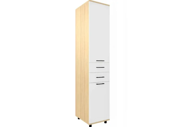 Шкаф многоцелевой ШК-5023-АС-БГ (Ясень Асахи/Белый Бриллиант Глянцевый) в мебель-центре Озерцо