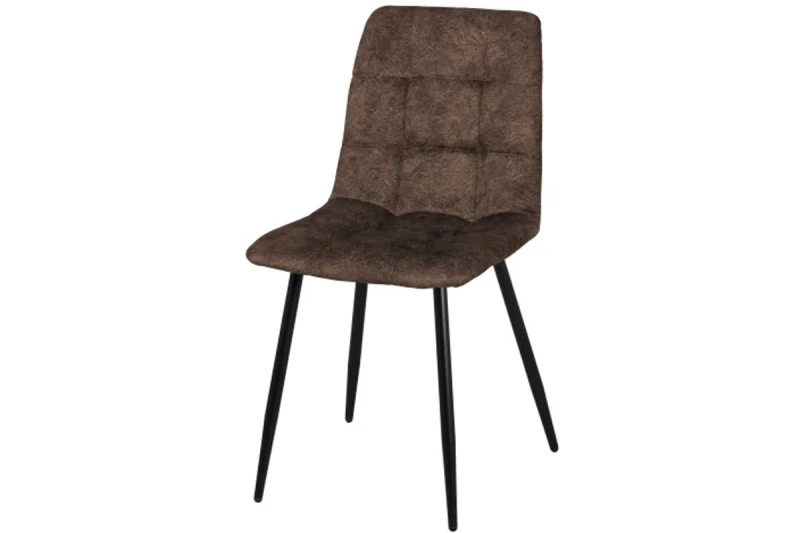 Стул Чили (Муар черный/Лофт шоколад) СРП-052 - купить в Озерце