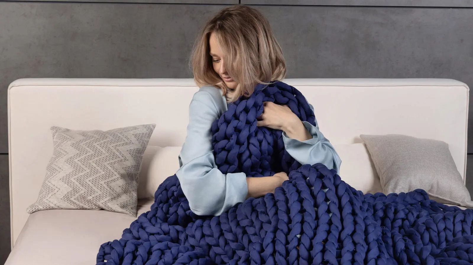 Одеяло Gravity Wicker, цвет фиолетовый 140x205 в мебель-центре Озерцо