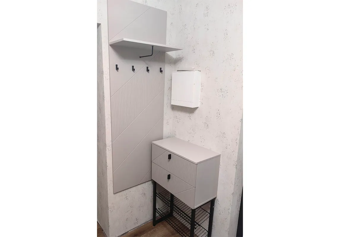 Вешалка настенная Кашемир (Кашемир/Сантьяго) — Мебель-центр Озерцо