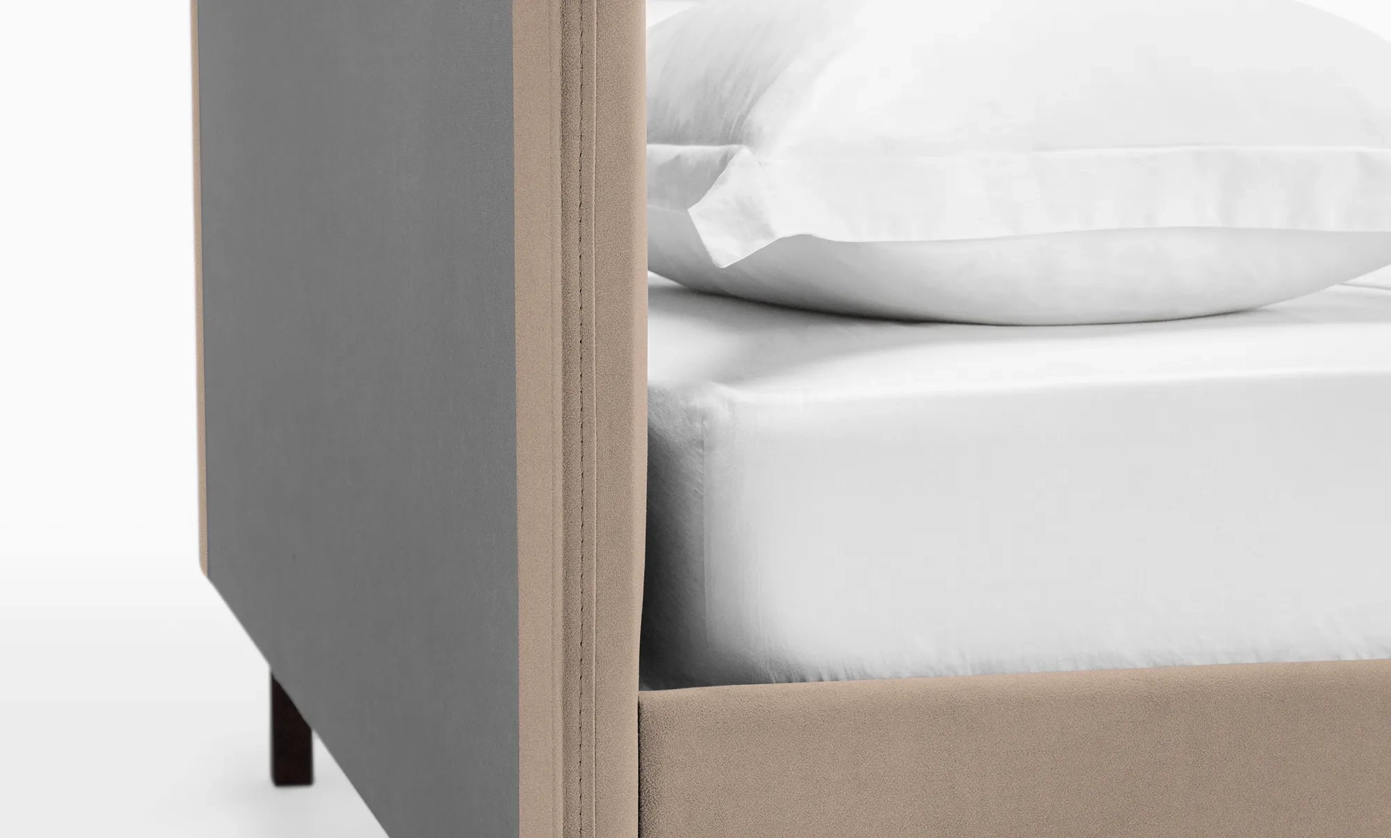 Кровать Avril, ткань Velutto 05, 120x200 - купить в Озерце