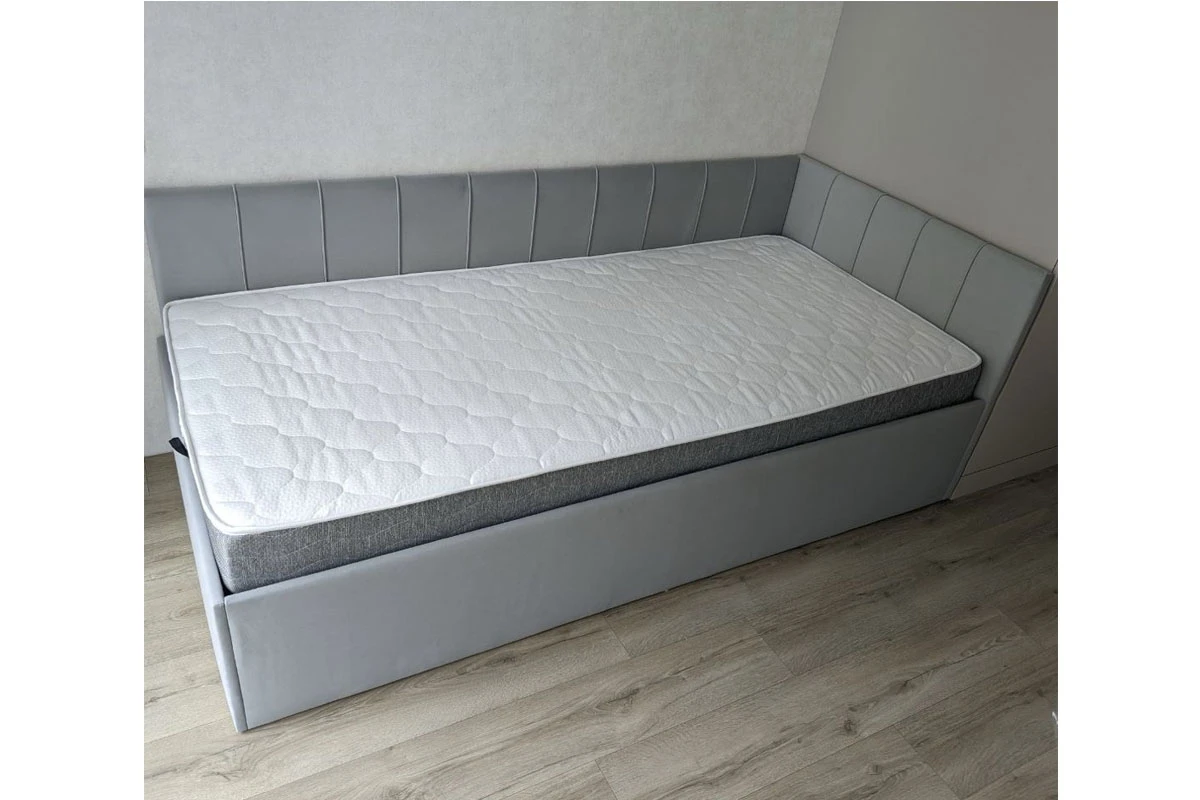 Кровать Мика с ПМ 90х200 универсальная Newtone Light GREY - купить в Озерце