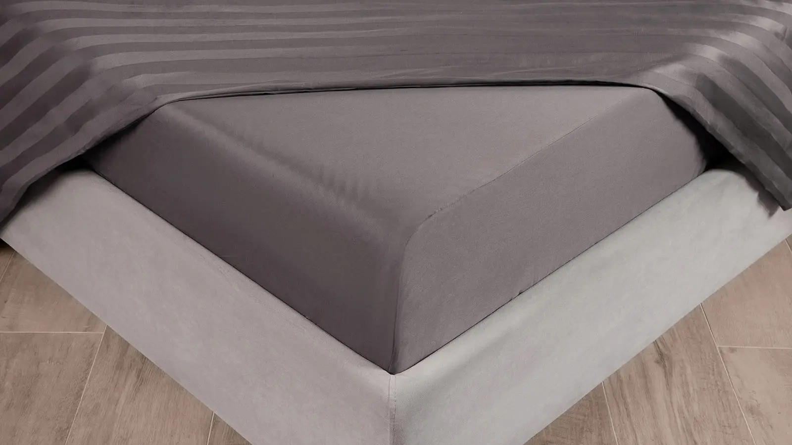 Простынь на резинке Askona Comfort, Графит 140x200 в мебель-центре Озерцо