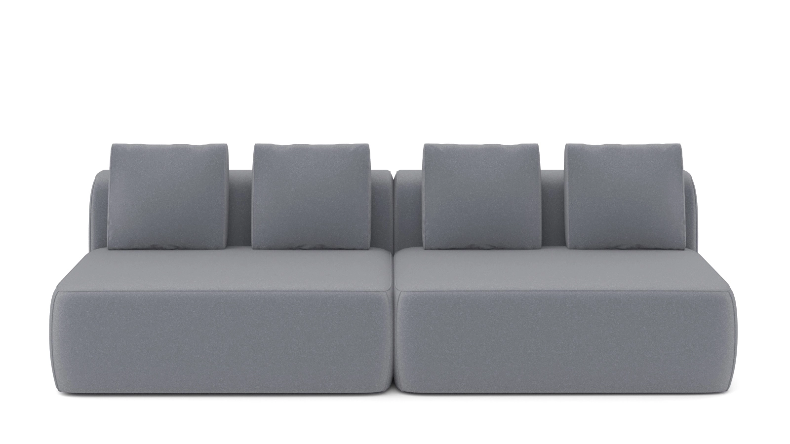 Диван модульный 2-секционный Molto 125+125 Тк. Aura 11 107x252 — купить в Озерце