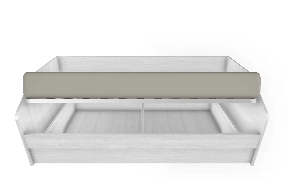 Кровать КР-118 90х190 (Снежный Ясень) - купить в Озерце