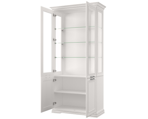 Севилла Шкаф с витриной 2V2D — Мебель-центр Озерцо
