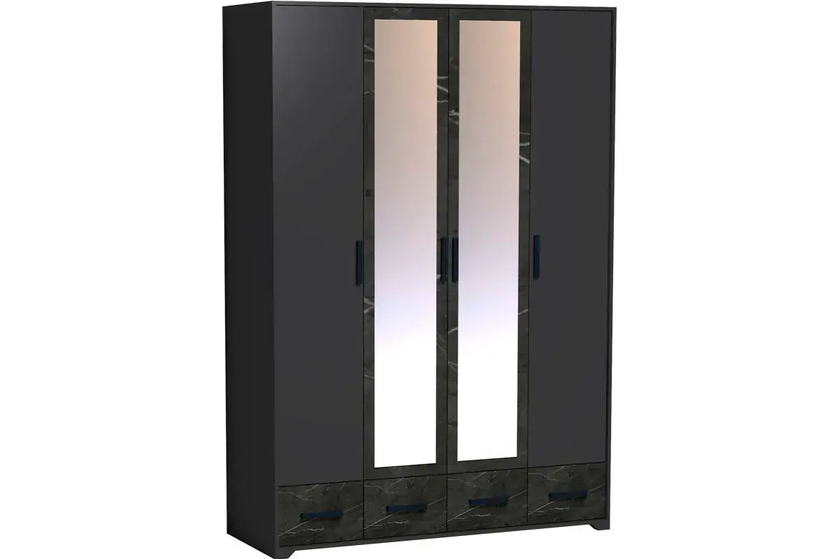 Спальня Айрис комплектация 2 (Антрацит/Креатель) - купить в Озерце