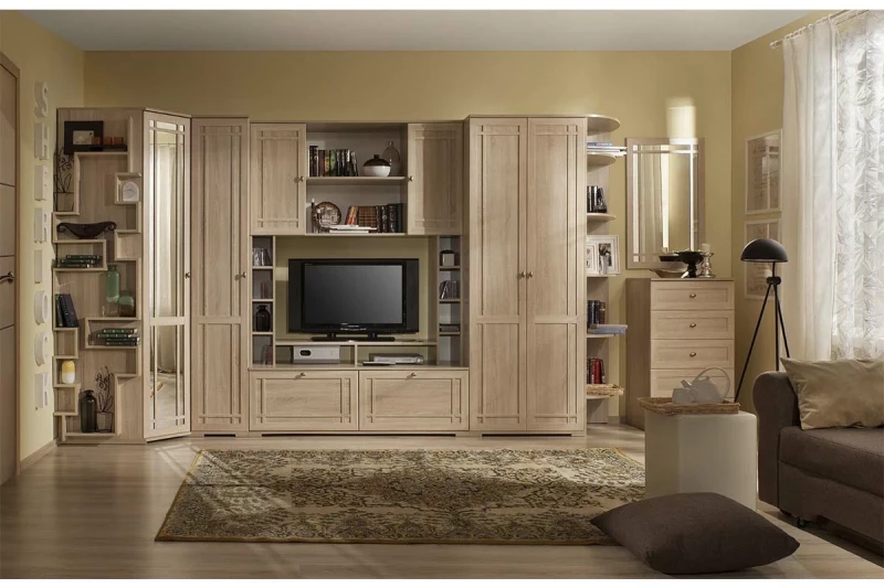 Гостиная Sherlock (Дуб сонома) — Мебель-центр Озерцо
