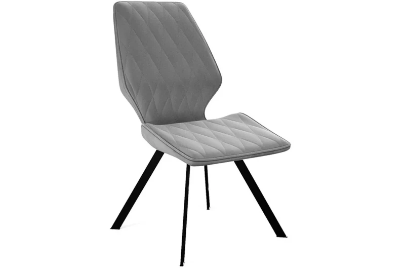 Стул Матэо (Черный муар/Микровелюр BRENDY Grey) - купить в Озерце