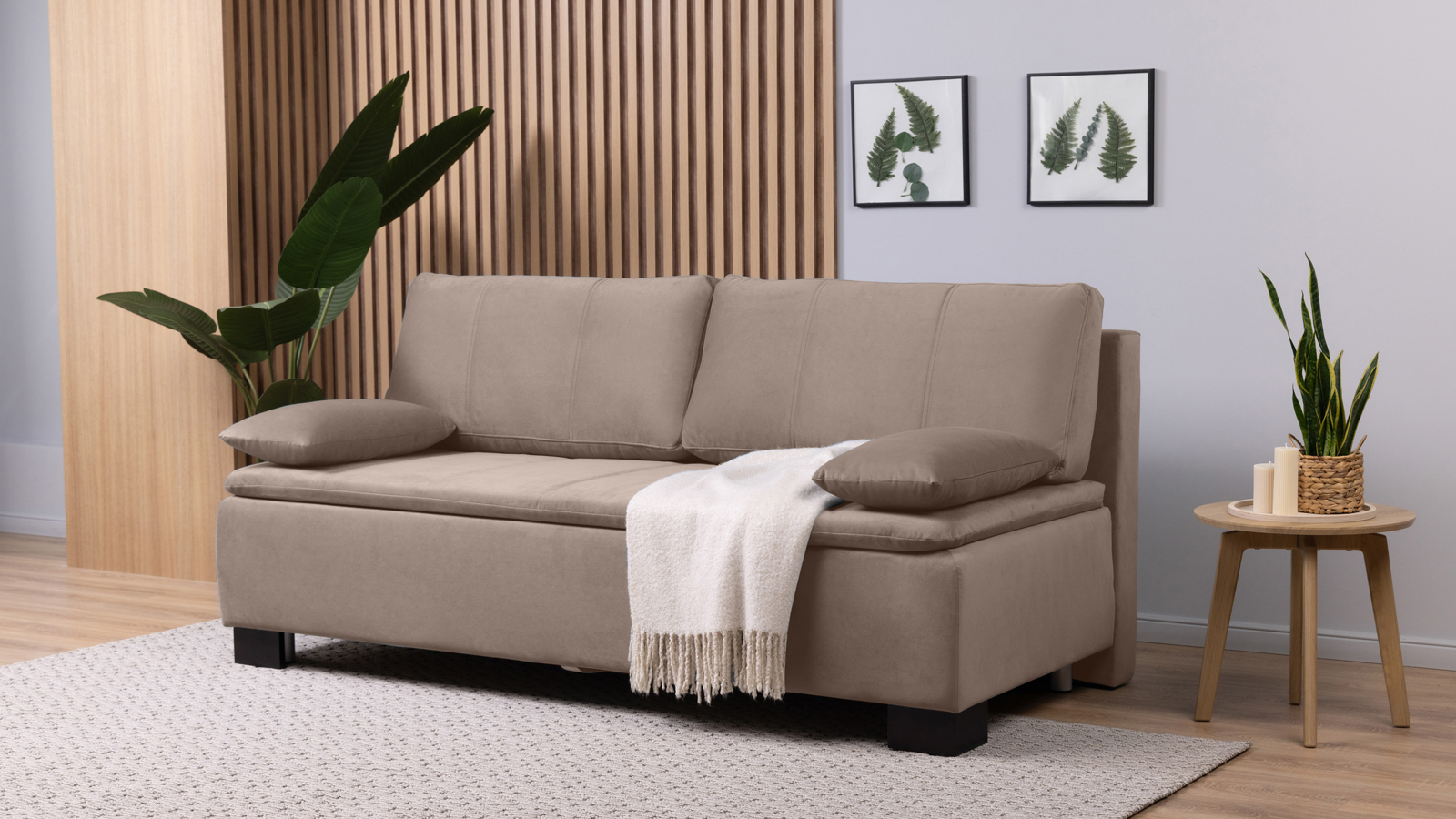 Диван Trenton Sky velvet 17 с коробом для белья 93x200 — купить в Озерце