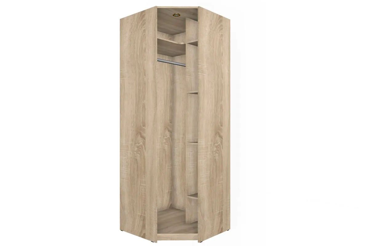 Sherlock 63 Шкаф угловой фасад стандарт дуб сонома в мебель-центре Озерцо