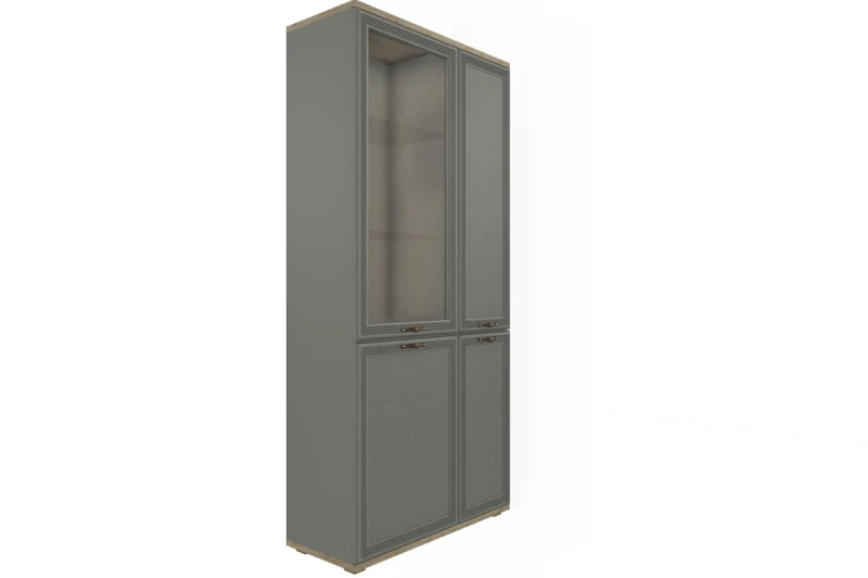 Шкаф многоцелевой Карина ШК-1072-ГС-СО (Гикори Джексон Светлый/Серый Оникс) в мебель-центре Озерцо