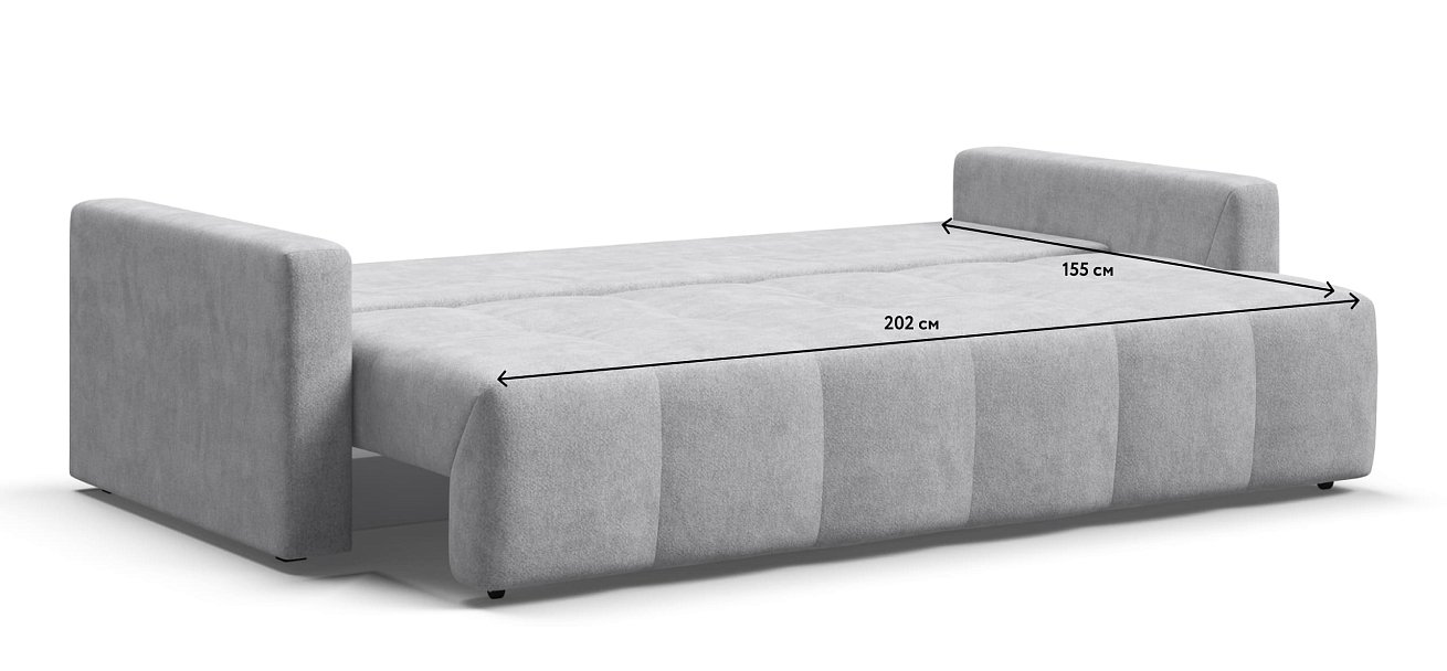 Босс Тренд диван Шенилл Клауд серый — купить в Озерце