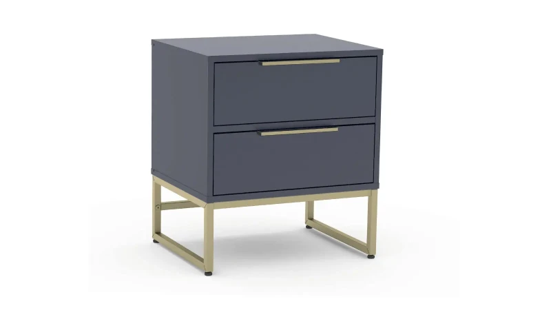 Тумба прикроватная Amur, цвет Черный Графит 40.1x50.2 — купить в Озерце