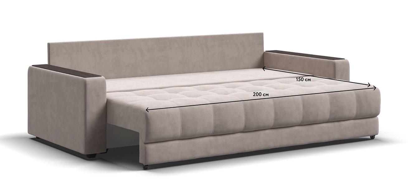 Диван BOSS 2.0 велюр Monolit латте — купить в Озерце