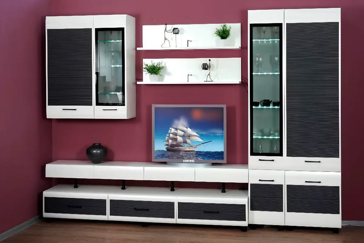 Полка ПЛ-2604 (Снежный Ясень) — Мебель-центр Озерцо