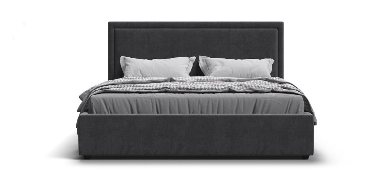 Кровать Фрея 160*200 с ПМ MONOLIT Серая - купить в Озерце