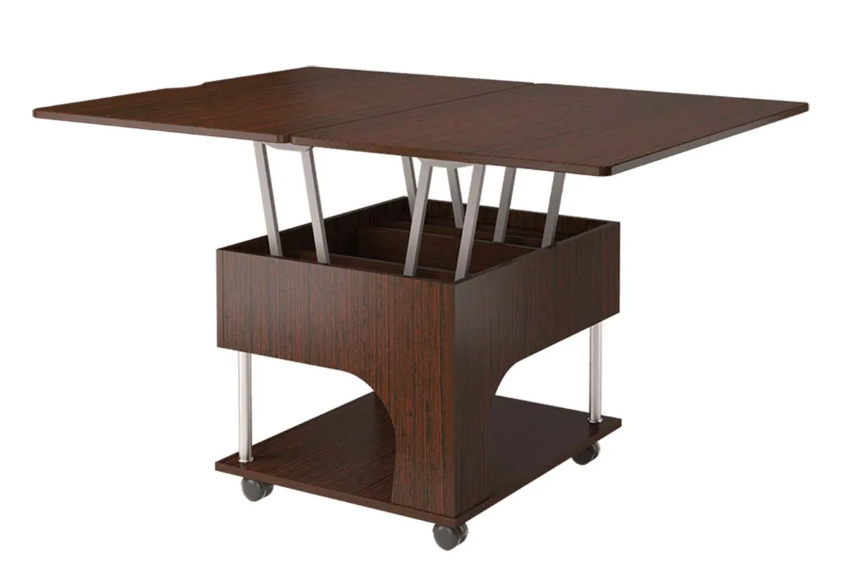 Стол-трансформер журнальный Ричмонд (Венге) — Мебель-центр Озерцо
