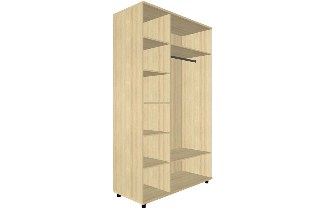 Шкаф для одежды и белья ШК-5001-АС-КГ (Ясень Асахи/Кашемир Глянцевый) в мебель-центре Озерцо