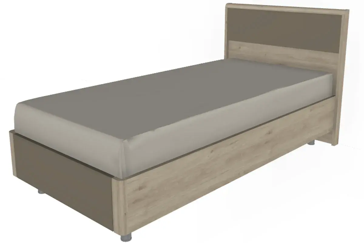 Детская Грейс композиция 8 (Гикори Джексон Светлый/Латте Матовый) — Мебель-центр Озерцо