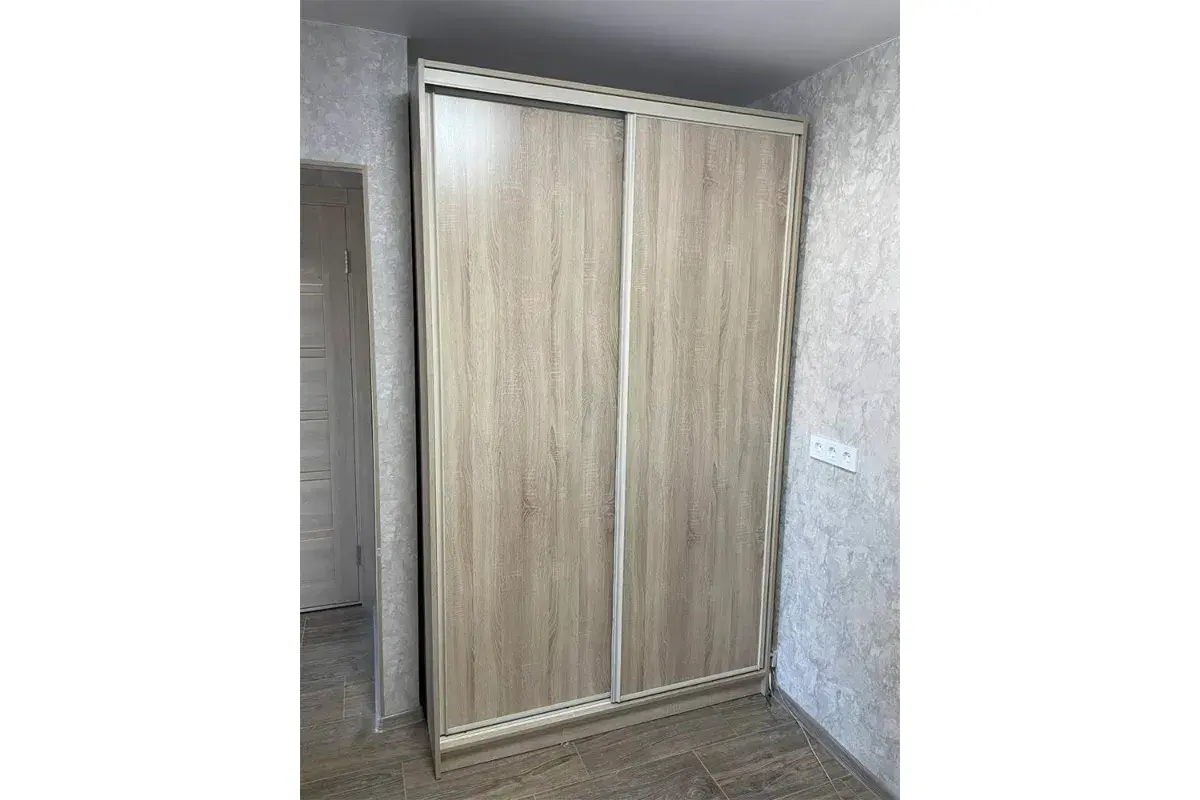 Шкаф-купе 1350 Домашний ЛДСП/ЛДСП (Дуб Сонома) в мебель-центре Озерцо