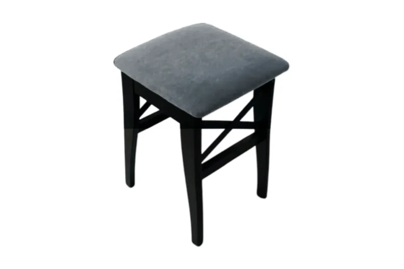 Табурет №1 Ролан (Венге / Серый крайола-25) - купить в Озерце