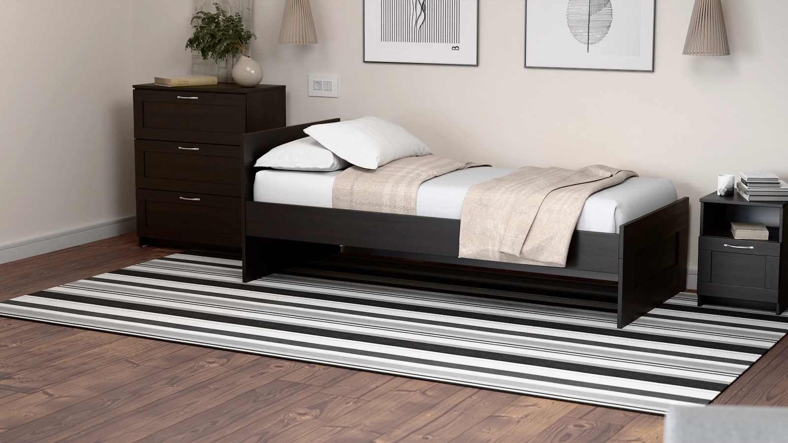 Кровать Istra Pro Дуб Венге 90x200 - купить в Озерце