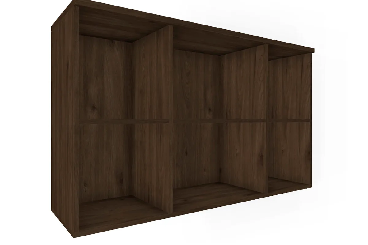 Антресоль АН-5025-ГТ-КМ (Гикори Джексон Темный/Кашемир Матовый) — Мебель-центр Озерцо