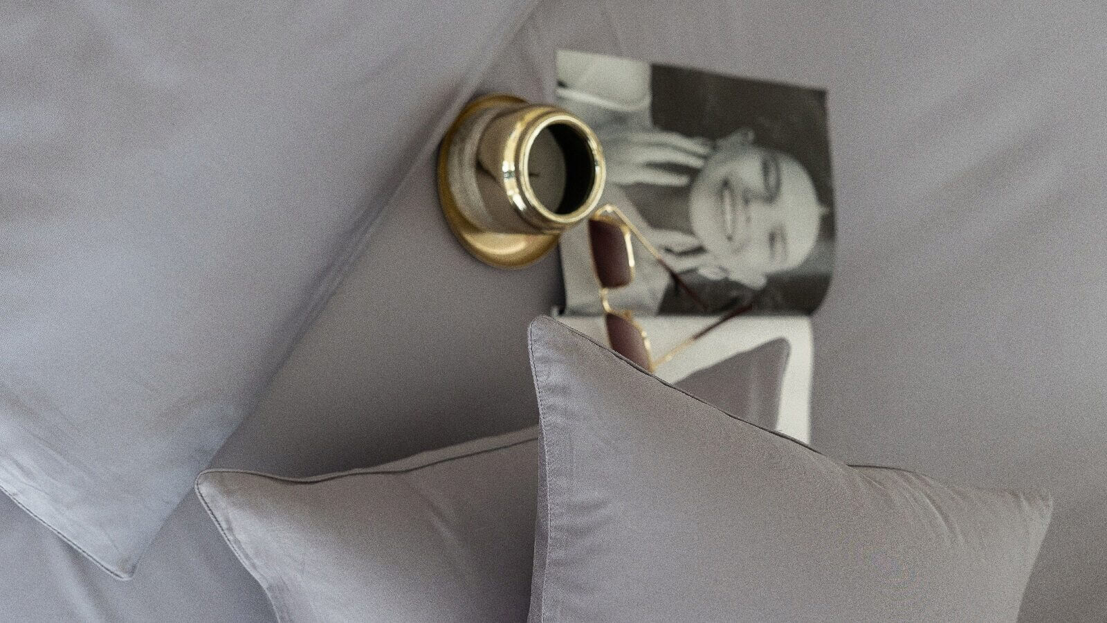 Постельное белье Maco Sateen, цвет: Пепельный 140x205, без простыни в мебель-центре Озерцо