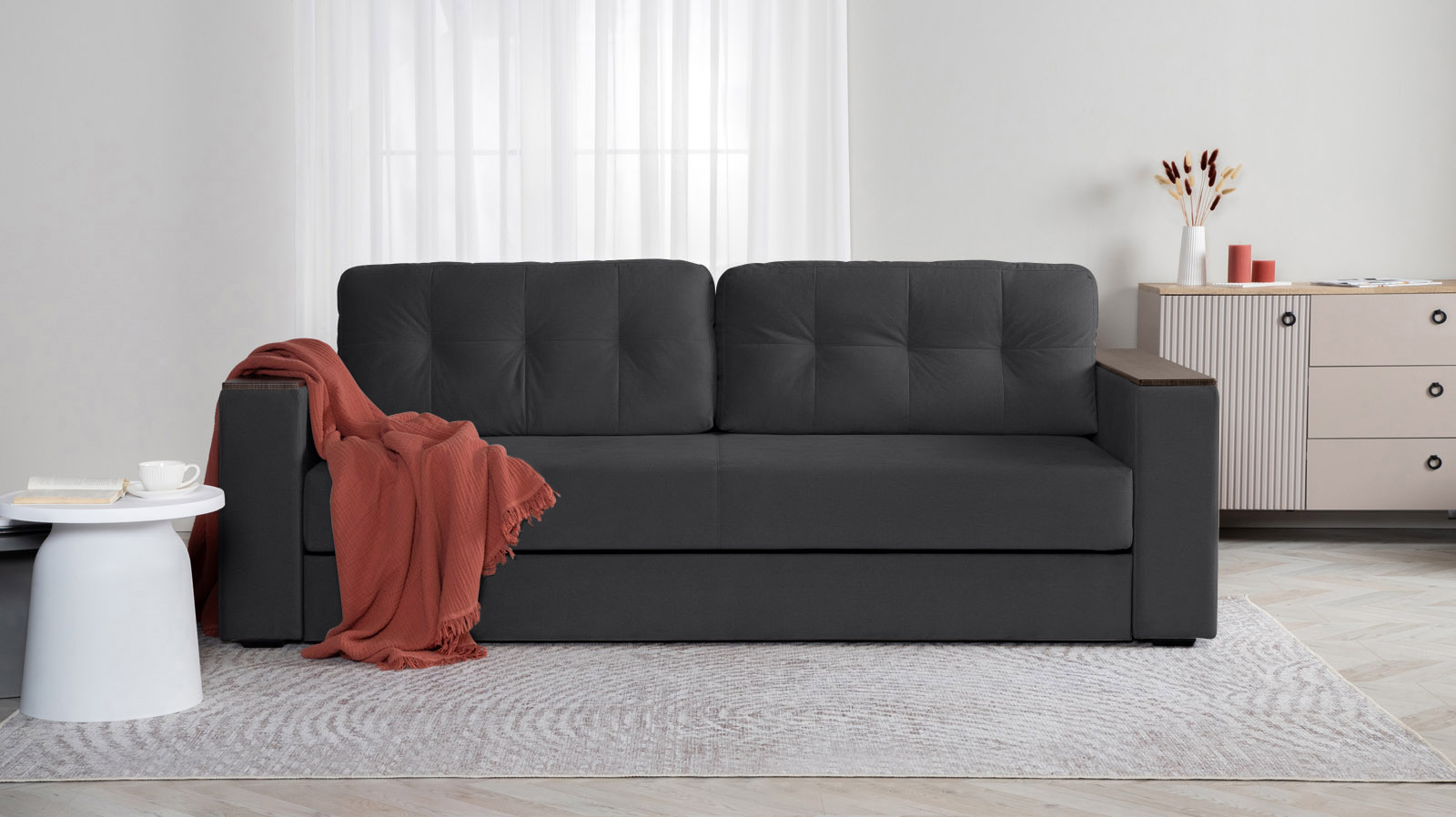 Диван Loko Pro Тк. Sky Velvet 38 113x243 — купить в Озерце