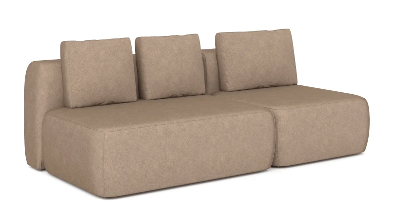 Диван модульный Molto, 2-секционный,125+ 85+125+85, ткань Galaktika beige 107x214 — купить в Озерце