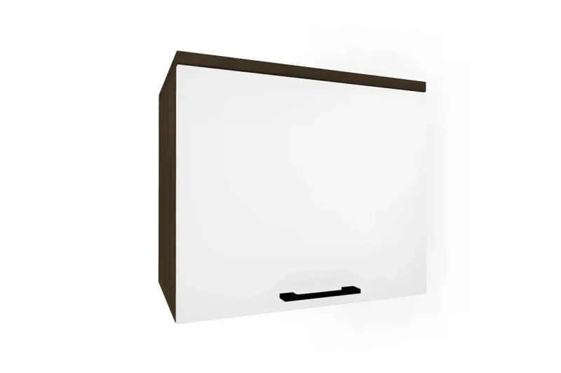 Антресоль АН-5040-ГТ-БГ (Гикори Джексон Темный/Белый Бриллиант Глянцевый) в мебель-центре Озерцо