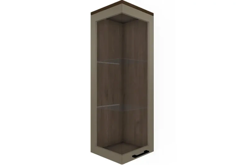 Антресоль АН-5007-ГТ-ЛМ (Гикори Джексон Темный/Латте Матовый) в мебель-центре Озерцо