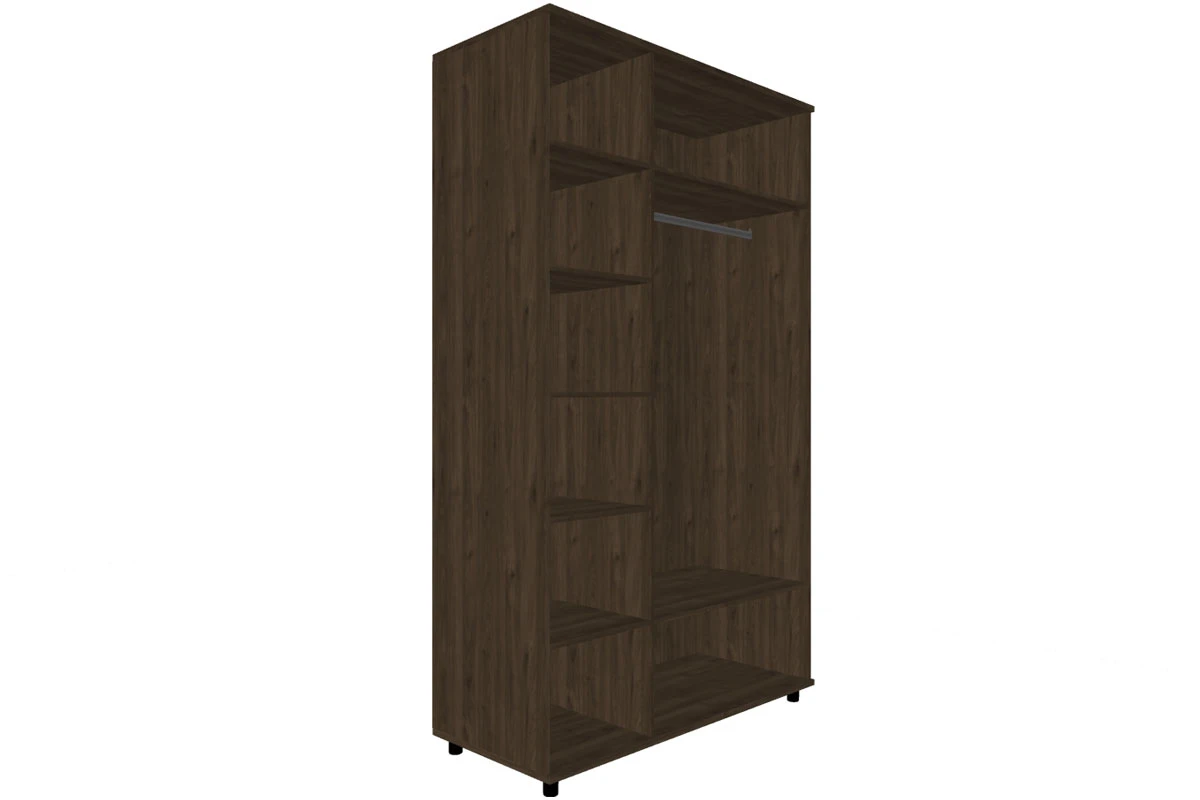 Шкаф для одежды и белья ШК-5001-ГТ-КМ (Гикори Джексон Темный/Кашемир Матовый) в мебель-центре Озерцо