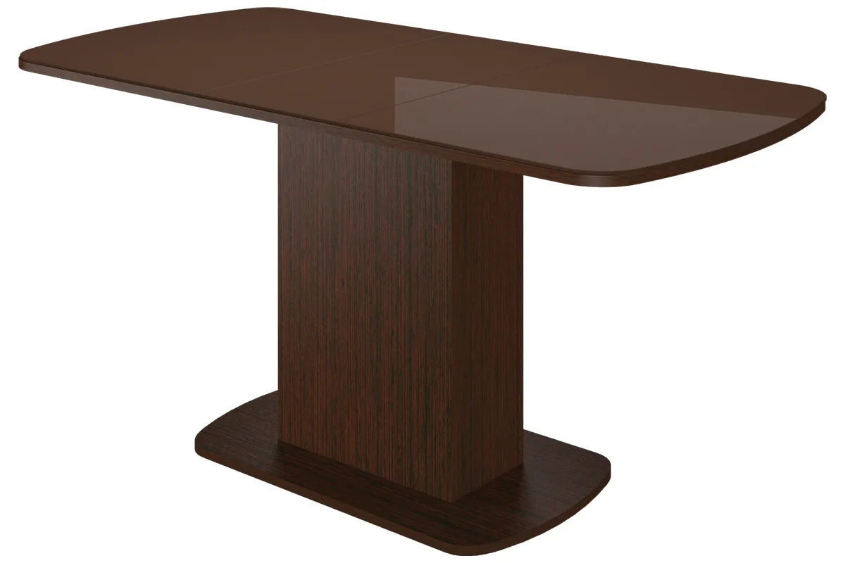 Стол обеденный раздвижной Соренто 2 (Шоколад Глянец) - купить в Озерце