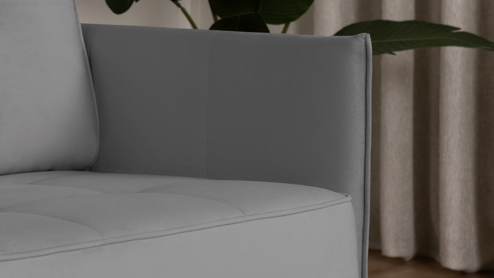 Кресло Amani Pro, Тк. Sky Velvet 08 (подлокотник: 5 см) 73.5x89 — купить в Озерце