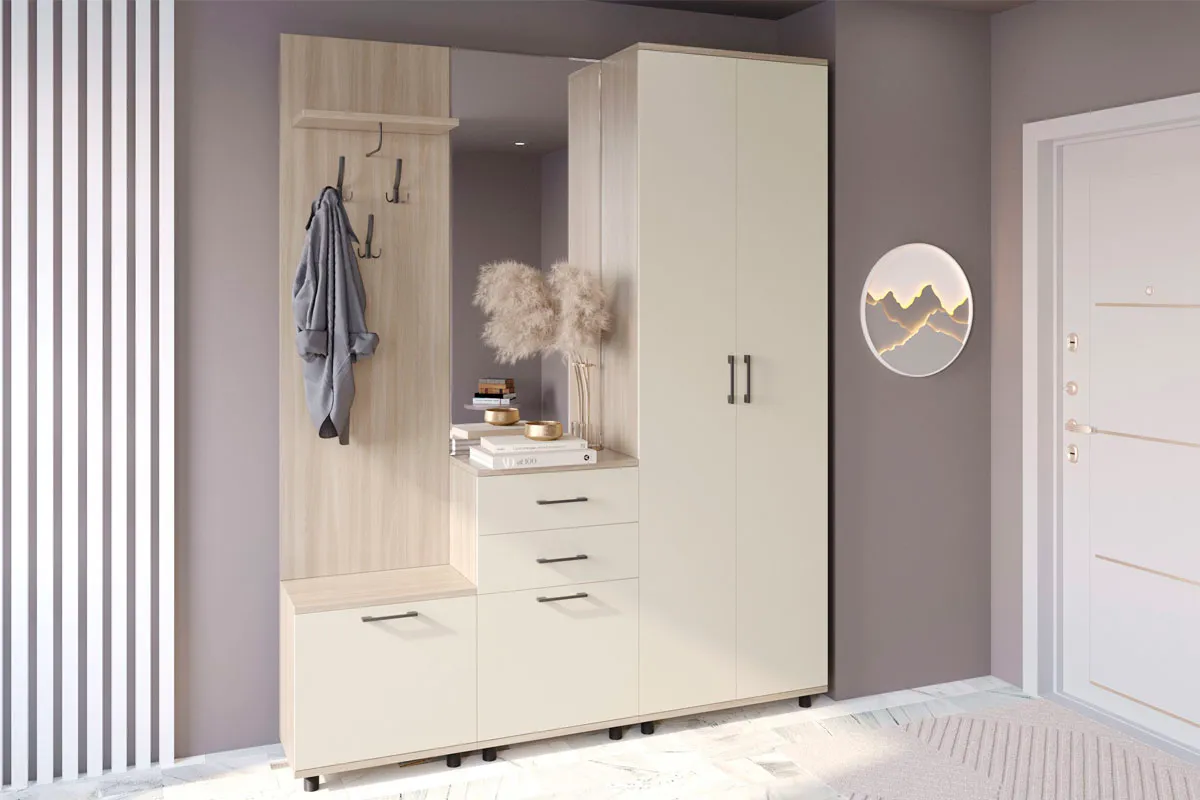 Тумба ТБ-5042-АС-КМ (Ясень Асахи/Кашемир Матовый) — Мебель-центр Озерцо