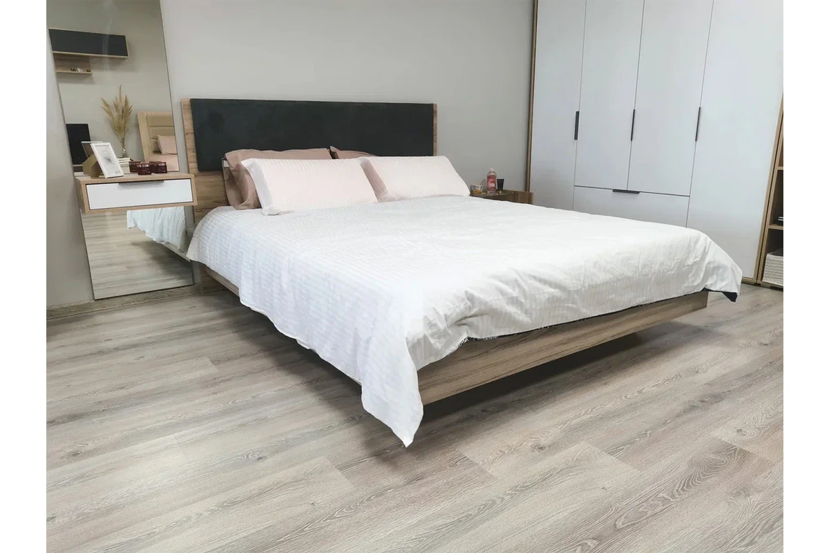 Шкаф четырехдверный Николь Мод.8 (Белый/Дуб Альпийский) в мебель-центре Озерцо