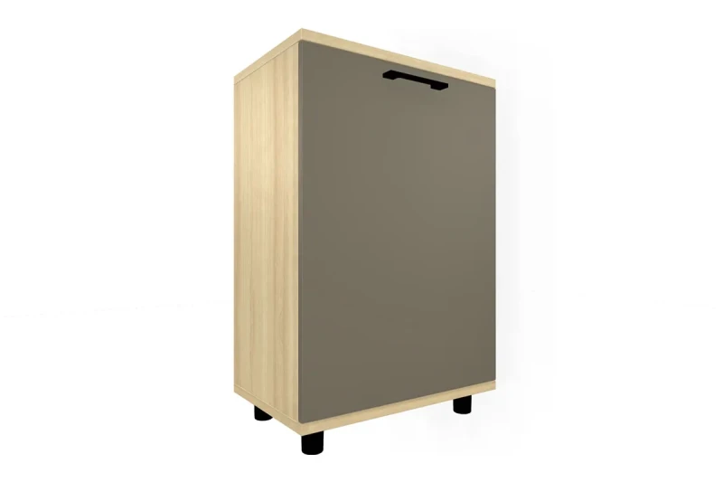 Тумба ТБ-5018-АС-ЛМ (Ясень Асахи/Латте Матовый) — Мебель-центр Озерцо