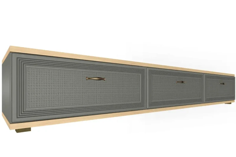 Тумба ТБ-1071-АС-СО (Ясень Асахи/Серый Оникс) — Мебель-центр Озерцо