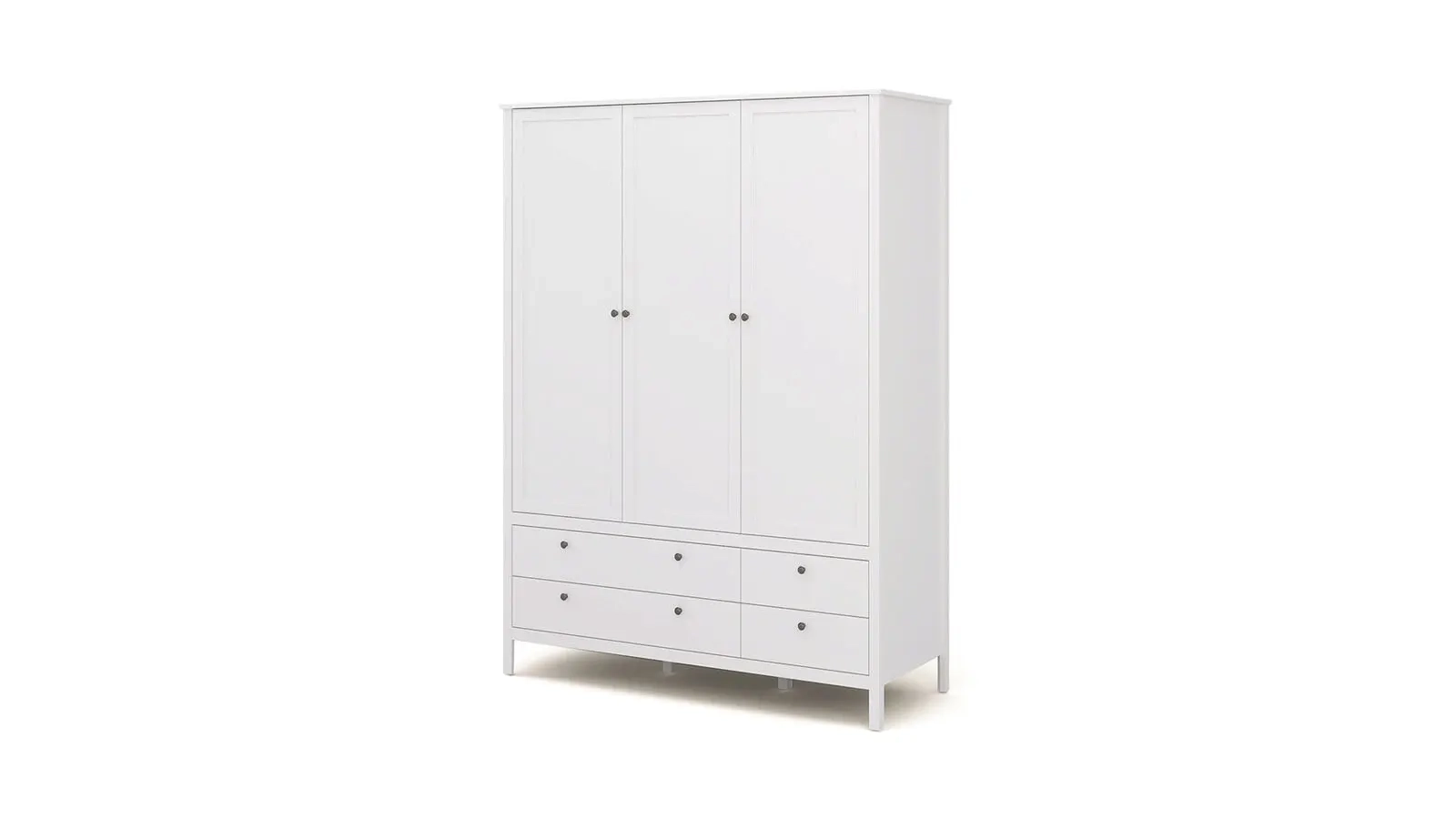 Шкаф трехдверный с ящиками Kasli, цвет Капучино 61x158 — купить в Озерце
