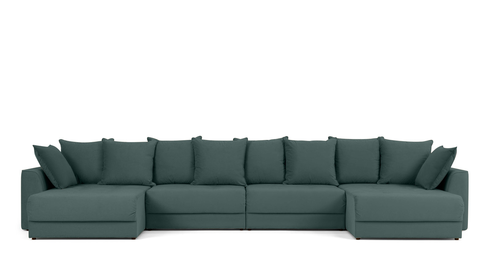 Диван Monako New П-образный с коробом для белья, Тк. Casanova Seawave 157x455 — купить в Озерце