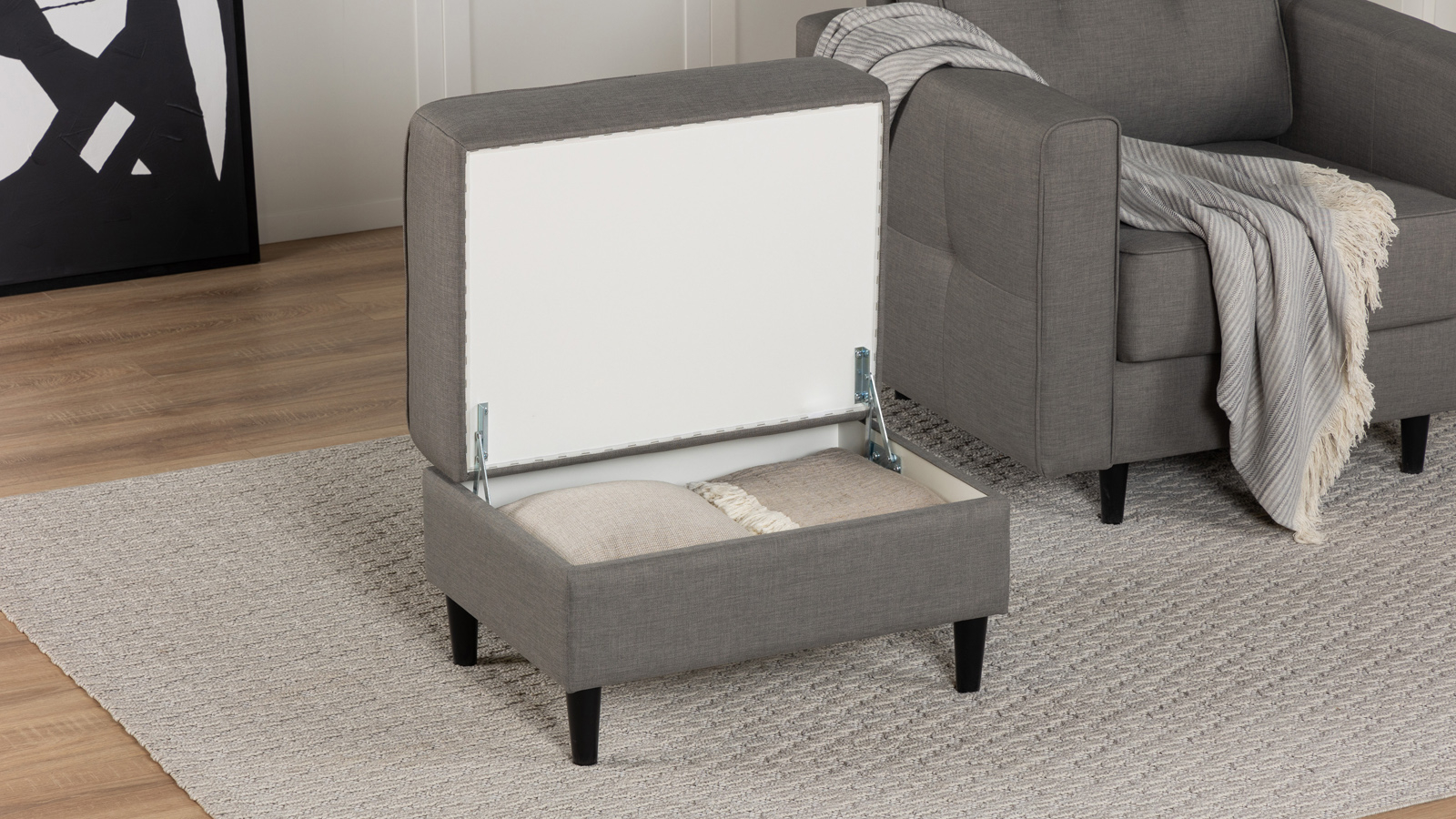 Пуф Amani Pro, Тк. Тк. Lidot grey 53x68 — купить в Озерце