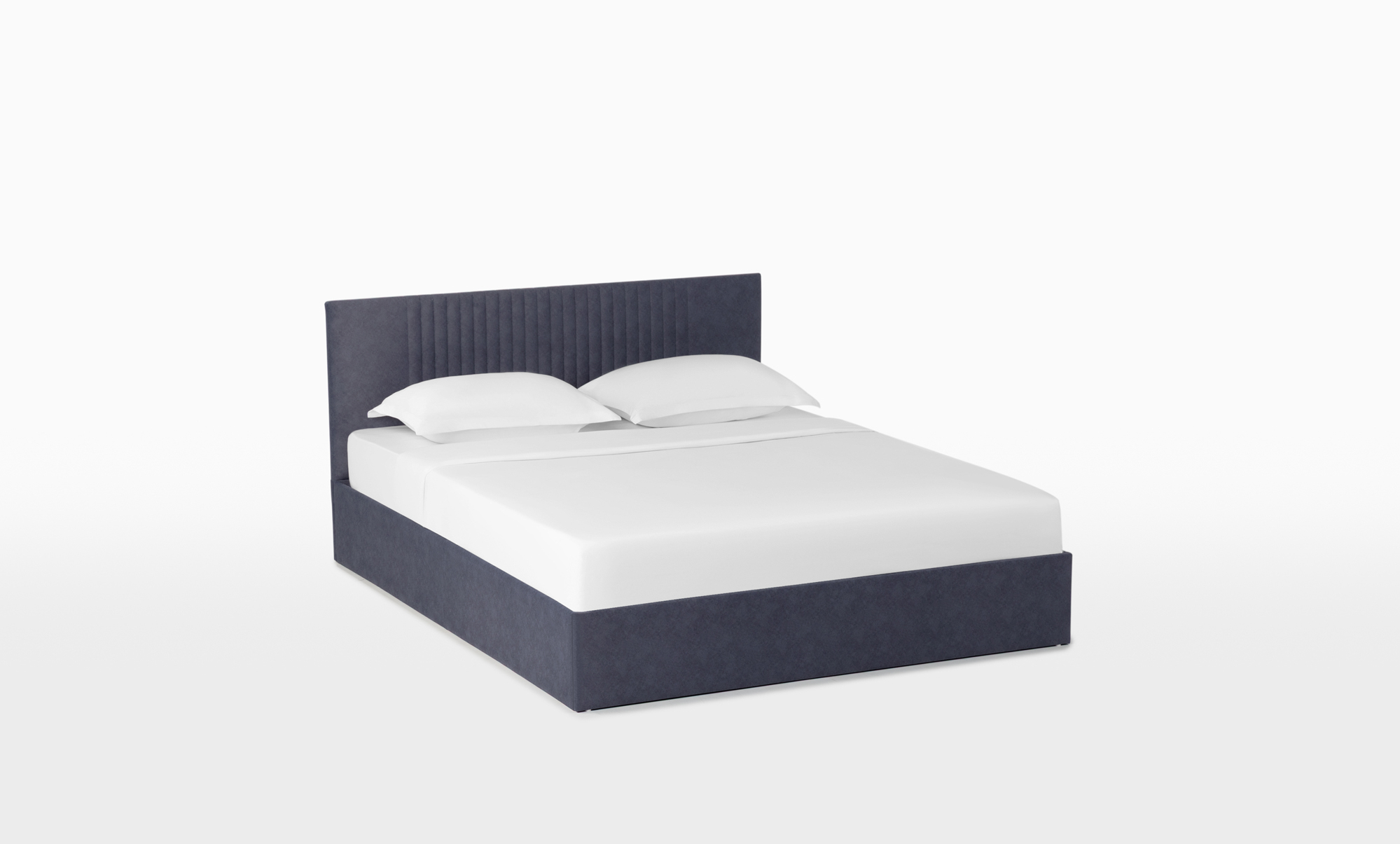 Кровать Simple, ткань Galaktika Blue, 120x200 - купить в Озерце