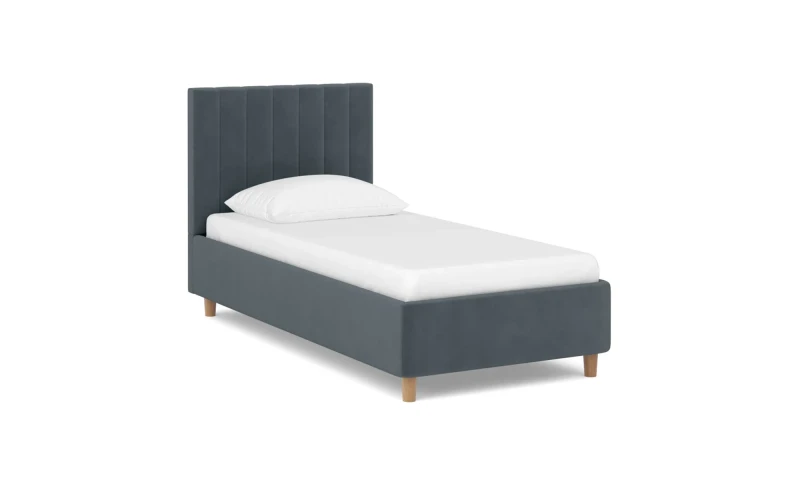 Кровать подростковая Lovely Pro, ткань Sky Velvet 18, 80x180 — Мебель-центр Озерцо