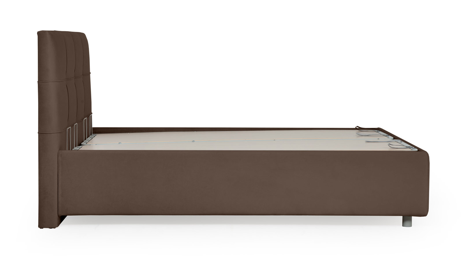 Кровать с подъемным механизмом Plato Elisa, ткань Casanova Chocolate, 90x200 - купить в Озерце