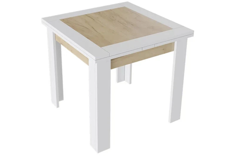 Стол раздвижной Хьюстон тип 3 (Белый/Дуб Крафт золотой) - купить в Озерце